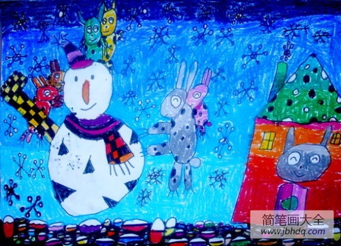 雪人和小白兔的新年