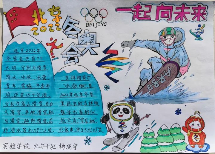 冬奥会手抄报一等奖-图5