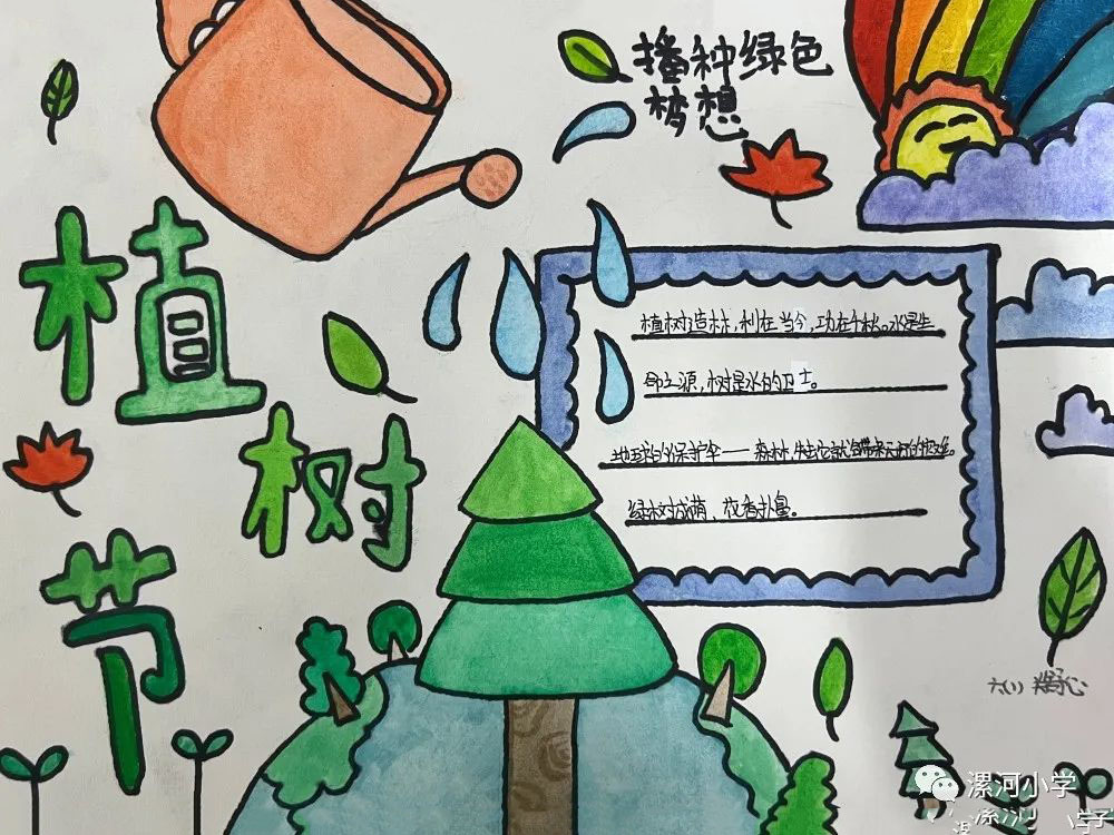 植树节系列活动手抄报—播种绿色梦想-图3