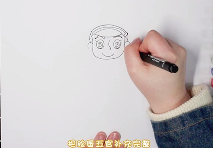 警察简笔画