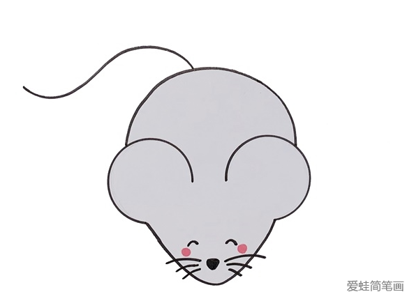 老鼠简笔画