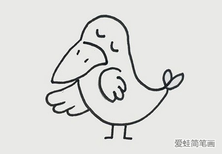 乌鸦简笔画