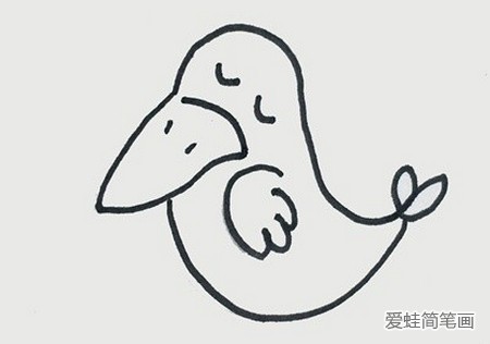 乌鸦简笔画