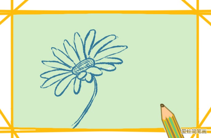 菊花简笔画