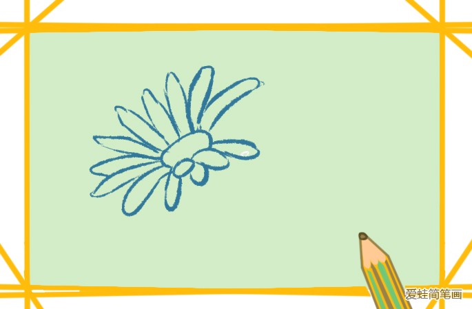 菊花简笔画