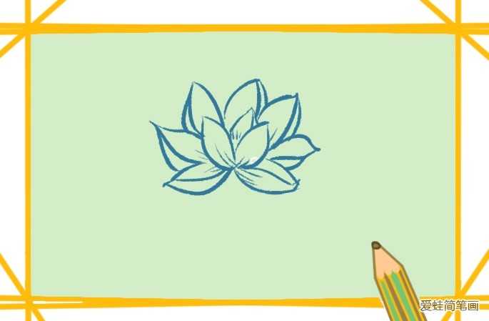 夏荷简笔画