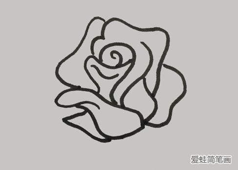 蔷薇简笔画