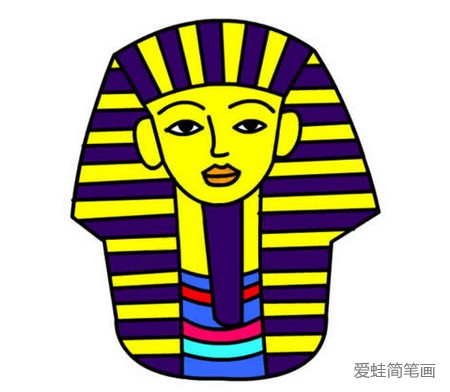 古埃及法老简笔画