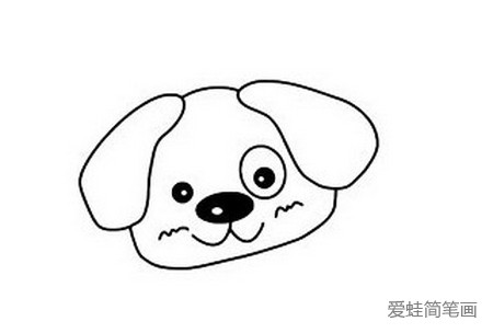 可爱的小狗简笔画