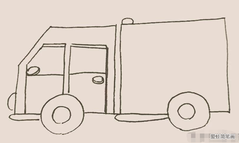 简笔画之卡车