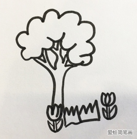 花草树木简笔画