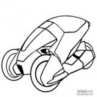 超级跑车 本田3rc概念车简笔画图片