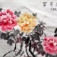 牡丹国画优秀作品之富贵花开