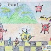 儿童科幻画:科幻世界