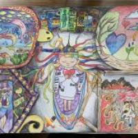 儿童科幻画:《太空梦境船》