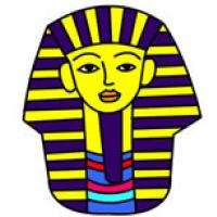 【埃及法老简笔画色彩】古埃及法老简笔画步骤图解教程