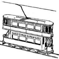 火车和电车简笔画