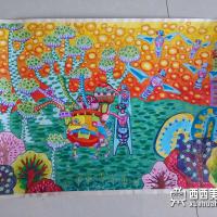 优秀小学生获奖科幻画《植物灭火器》赏析