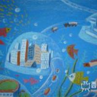 小学生获奖科幻画《海底新世界》赏析