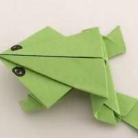 手工折纸青蛙步骤图解