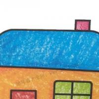 幼儿学画房子3