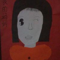 简单水彩画图片-我的妈妈
