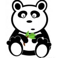 可爱大熊猫简笔画图片