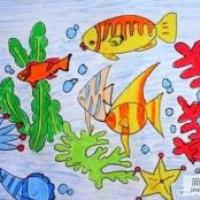 海底世界儿童画图片