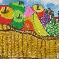 幼儿园美术活动教案:蔬菜印画