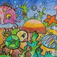 海底世界儿童画：海底世界游记