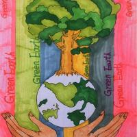 儿童环保科幻画《绿色地球》赏析