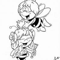 简笔画蜜蜂