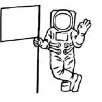 宇航员简笔画人物 宇航员人物简笔画步骤图片大全