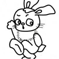 兔子简笔画大全 跳舞的兔子简笔画