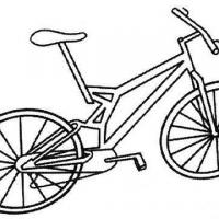 自行车简笔画内容
