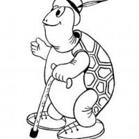 乌龟的卡通形象简笔画