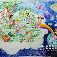 儿童科幻画《太空农场》赏析