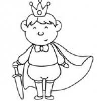 童话里的王子简笔画简单画法步骤图片大全