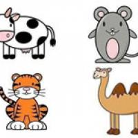 一组简单有趣的动物简笔画步骤图片教程