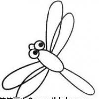 教程：画蜻蜓简笔画的步骤