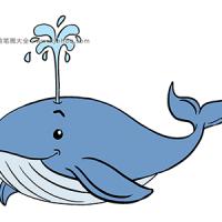如何画鲸鱼