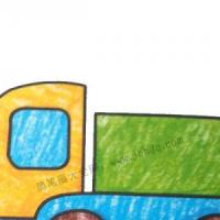 幼儿学画货车