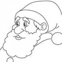胖胖的圣诞老人简笔画图片_圣诞老人的简单画法