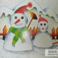 两个大雪人