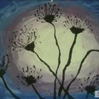 十五的月亮,中秋节题材儿童画