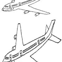 卡通民航飞机简笔画教程