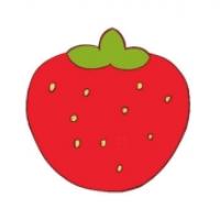 怎么画草莓,草莓简笔画步骤