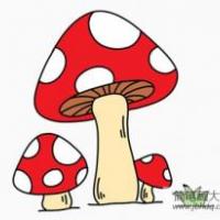 小蘑菇简笔画画法