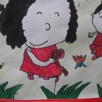 端午节儿童画大全-漂亮的香包