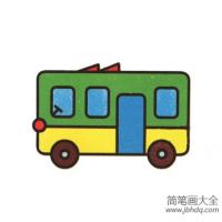 学画公共汽车